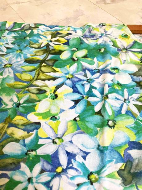 Kvetinkové oversize tričko, xl