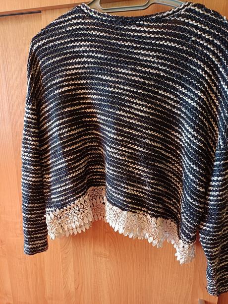 Dámsky pulover s cipkou xxxl, atmosphere,xxxl