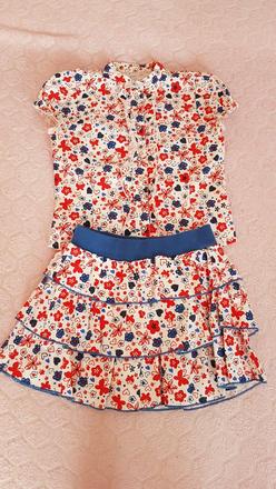 Dievčenská suknička a blúzočka, 110