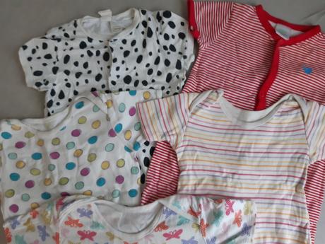 Overalové pyžamo na leto 80-5kusov, f&f,80