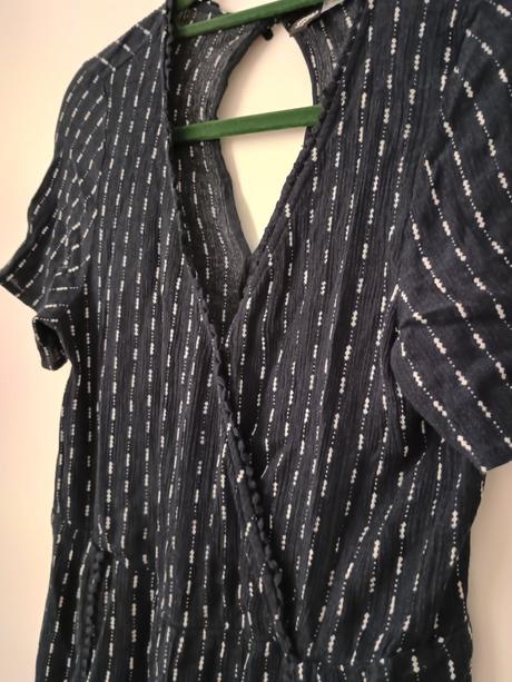 Tmavomodrý overal, h&m,42