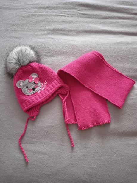 Zimný set čiapka + šál, 92
