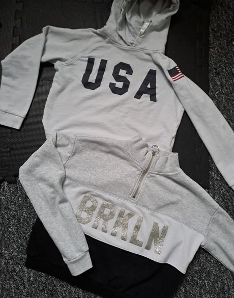 Mikina cropp, h&m,146