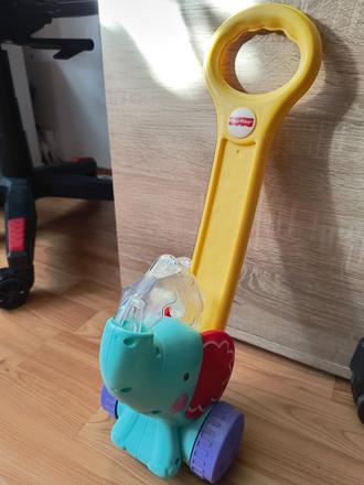 Sloník na tlačenie fisher price,