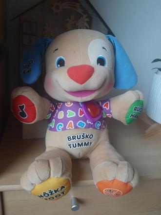 Hovoriaci psik fisher price,