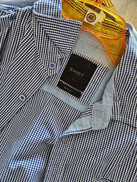 Pánska kockovaná košeľa, l