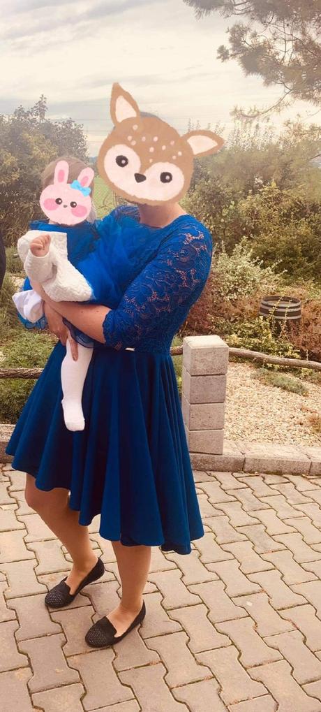 Krásne šaty mama a dcera, l