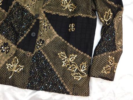 Luxusny glamurny blazer, 48