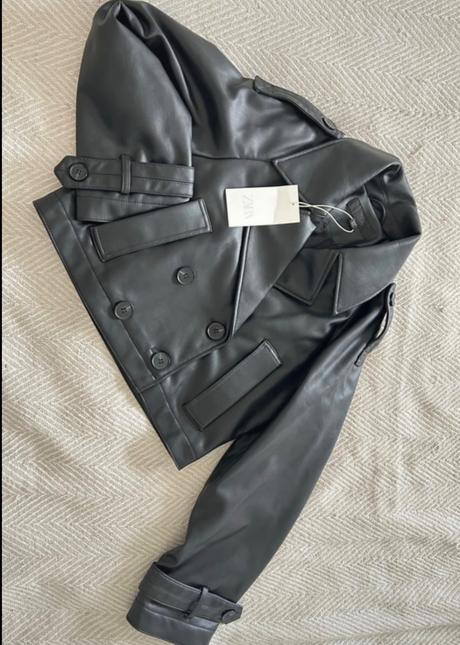 Zara skrátený trenčkot, zara,l / m