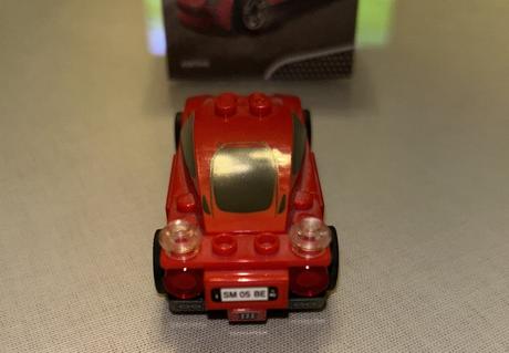 Lego shell ferrari s naťahovacím motorom - 2 kusy, 