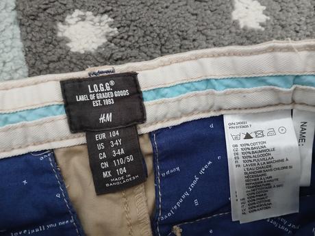 Nohavice 110, h&m,110