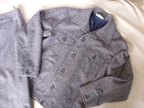 Tvídový kostým - l-xl, xl