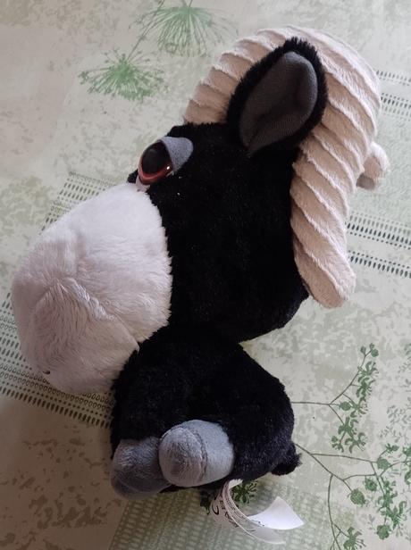 Plyšový čierno biely capko, big headz, 26 cm, 