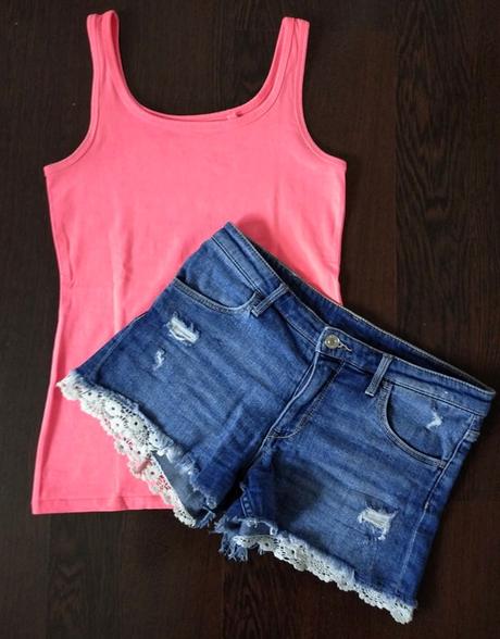 Jednoduché neónové tielko - veľ. 158/164 - xs, 158