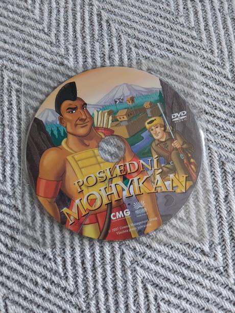 Dvd posledny mohykan,