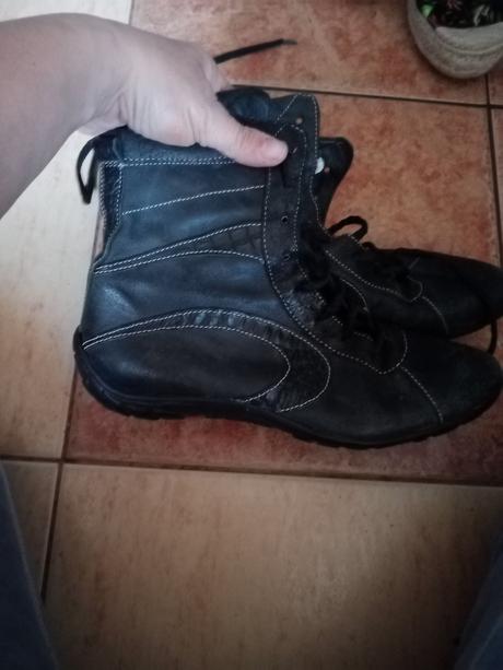 Dámske vyvisene botasky čižmy, 38