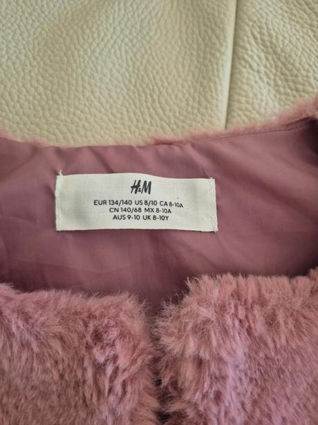 Huňatá vesta h&m 134/140, h&m,140