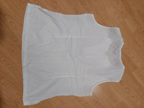 Lahunka biela bluzka vysivana, xxxl