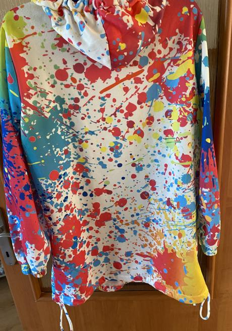 Teplá farebná mikina s kapucou v. 3xl, xxxl