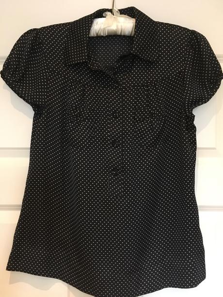 Cierna bluzka, marks & spencer,m