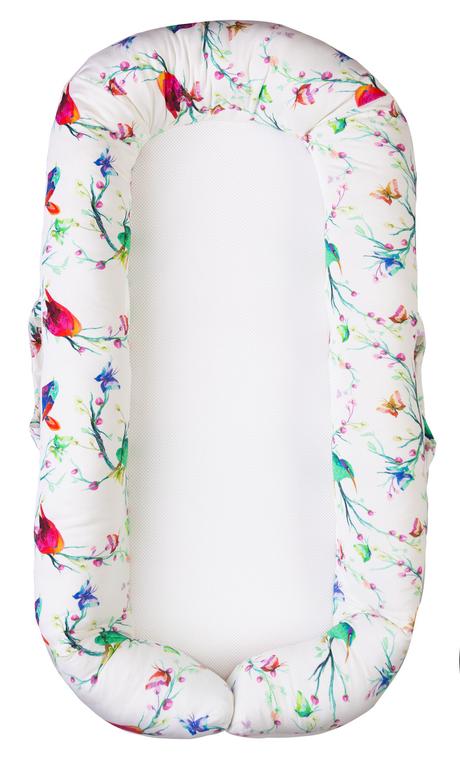 Ochranné hniezdo de lux "vtáčiky", šírka (cm): 50,dĺžka (cm): 90