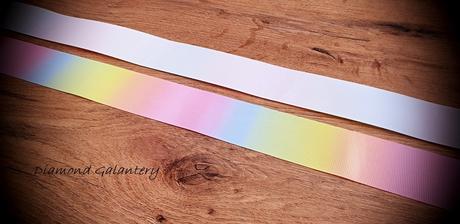 Rypsová stuha - dúhova 25,40 mm, 