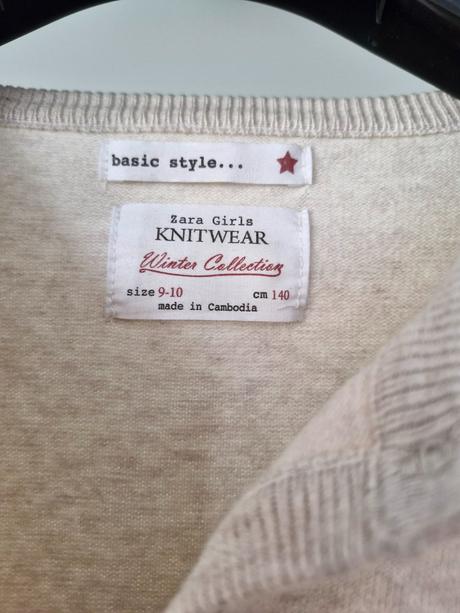 Elegantný sveter, zara,140
