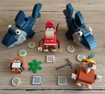 Lego super mario figúrky, diddy kong + ostatné,
