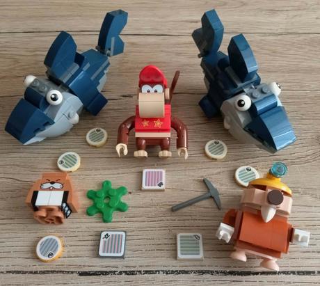 Lego super mario figúrky, diddy kong + ostatné,