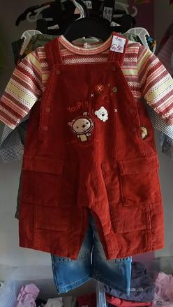 Súprava nohavice na traky+tričko, 56