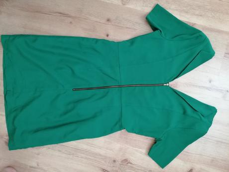 Trávovo zelené šaty, h&m,40