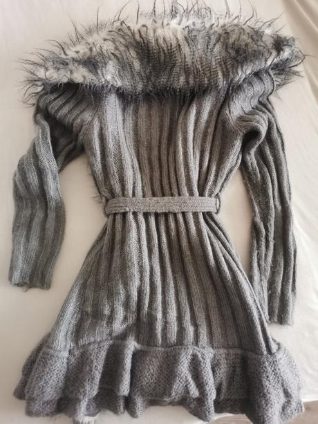 Svetrik s kožušinkou, m