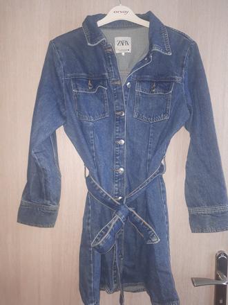 Denimove saty zara, zara,l
