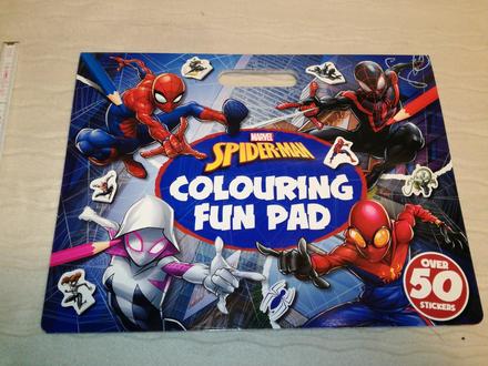 Spiderman colouring fun pad nsu21, 