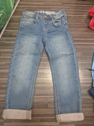 Modré štýlové rifle dopo dopo, dopodopo,116