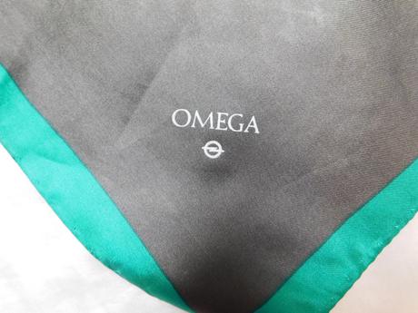 Omega kvalitná luxusna hodvabna elegantná šatka, l