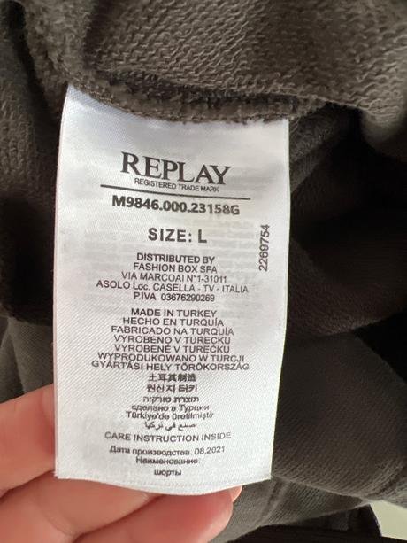 Replay pánske šortky, replay,l