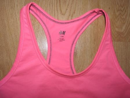 Ružové športové tielko, s