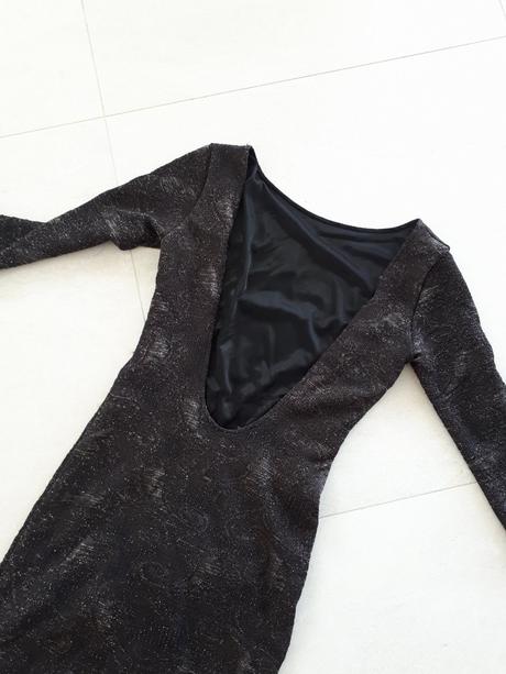 Šaty s holym chrbtom zara, zara,s