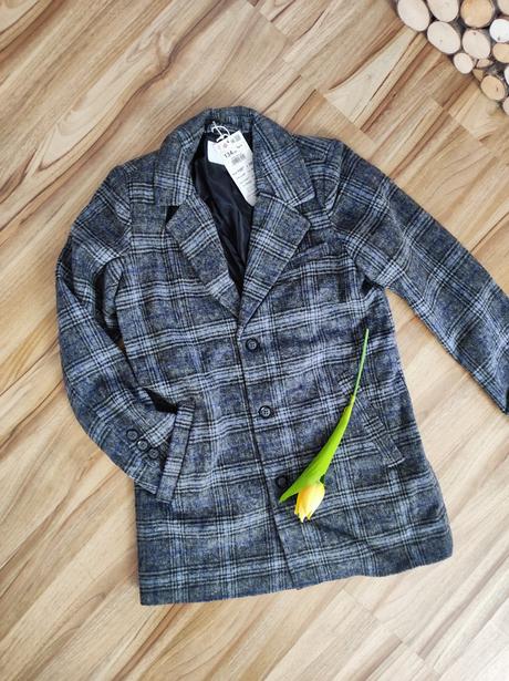 Elegantný karovany kabát reserved, reserved,152 / 158 / 164