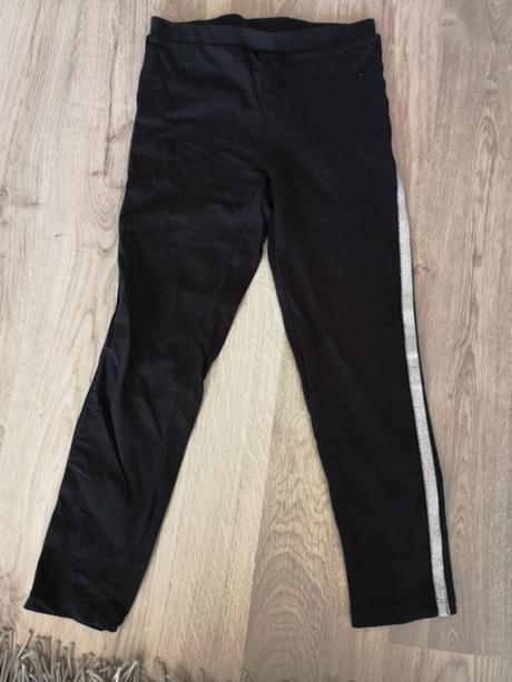 Legíny so strieborným pásom na boku, fox & bunny,140