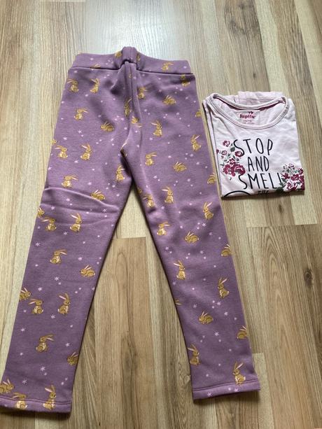 Nove leginy zateplene warmkeeperom+zadarmo tricko, 116