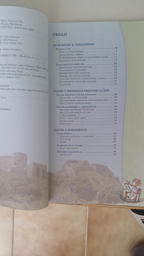 Dejepis pre 5. ročník zš učebnica, 