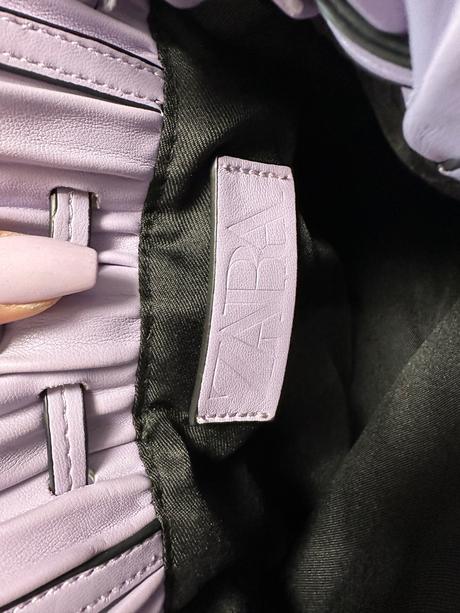 Fialová kabelka zn. zara, zara