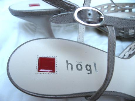 Kvalitné kožené sandálky högl, 39