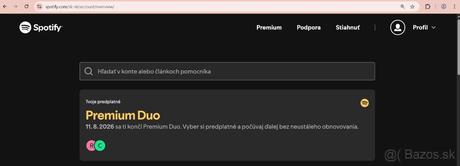 Youtube,spotify premium individual 3/6 mesiacov,