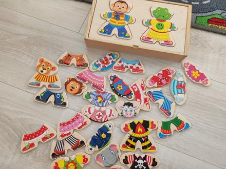 Didaktická drevená skladačka, 