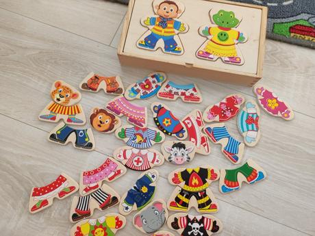 Didaktická drevená skladačka, 