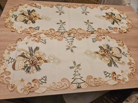 Vianočný behúň 2ks, 