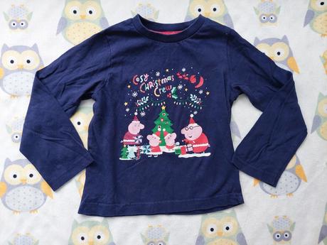 Vianočné tričko peppa pig zn.hasbro veľ.98, 98